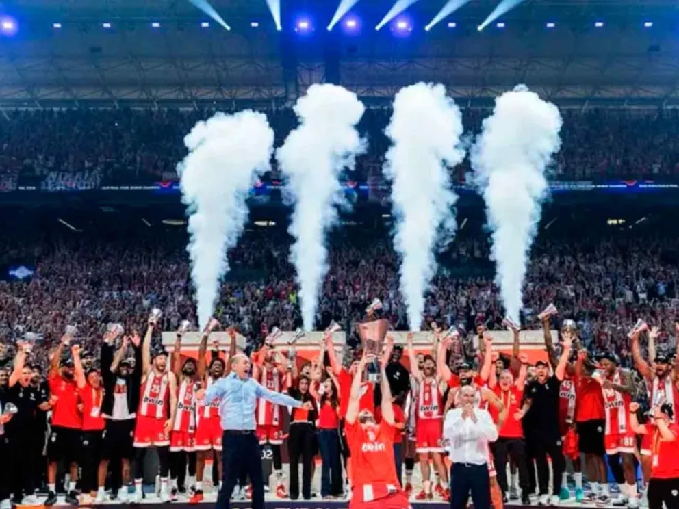 A puro festejo, en el Panathinaikos
