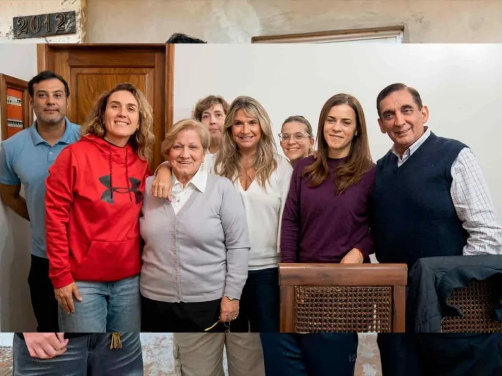 María Corsi y miembros de la Sección Misiones de la SAD