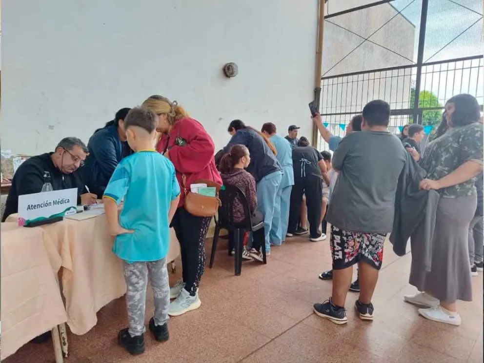 Brindó atención clínica médica y vacunación