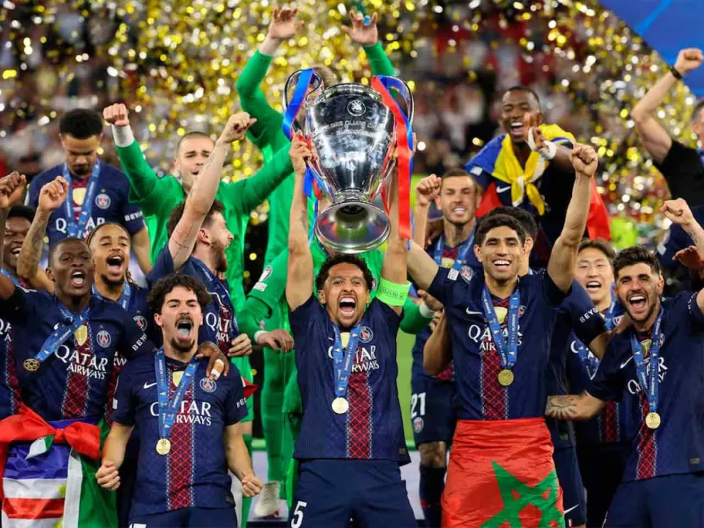 Euforia: el PSG alzó la Orejona en el Puskás Aréna de Budapest