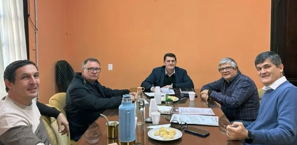 Adolfo Safrán participó de una reunión de trabajo