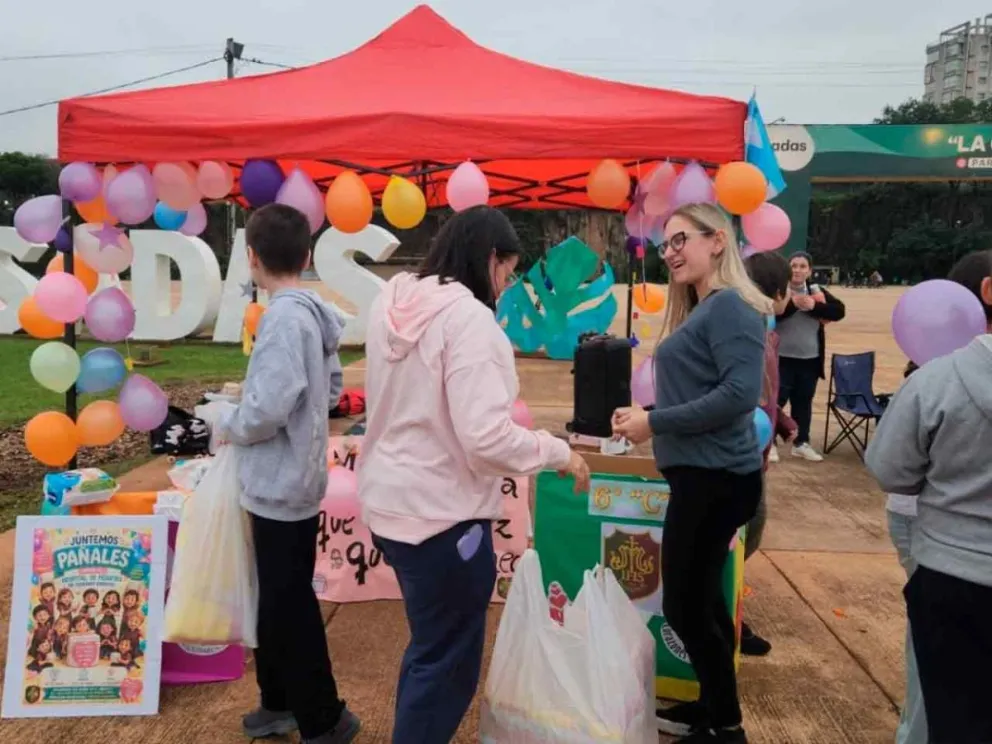 Evento solidario de alumnos de 6° grado