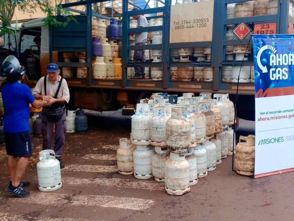 Las garrafas de 10 Kg se adquieren por $17.500