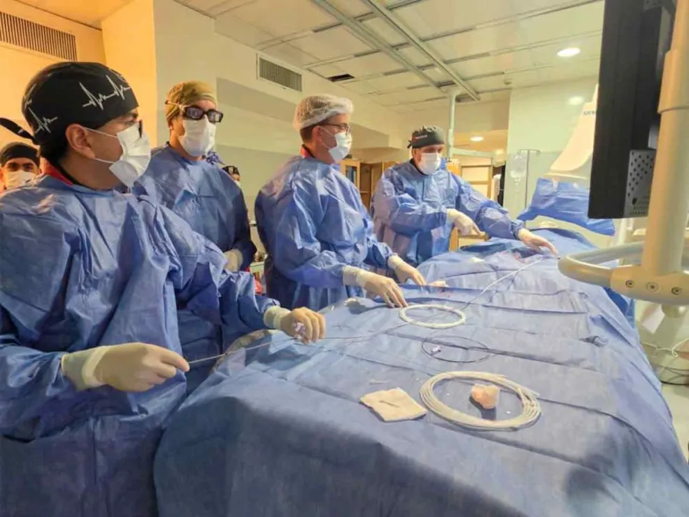 Equipo del Servicio de Hemodinamia