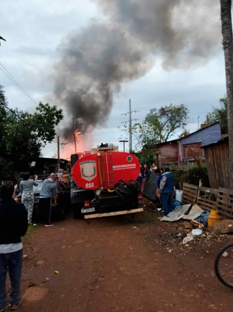 Intervino la División Bomberos San Isidro