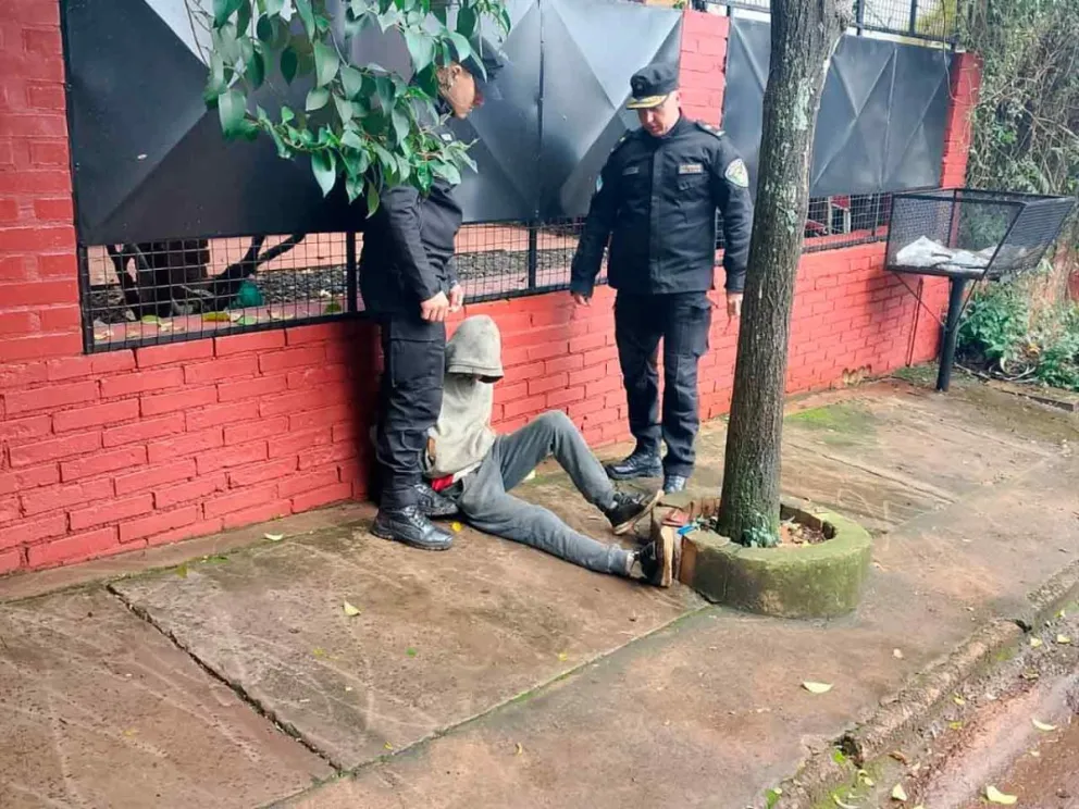 Descubierto y detenido
