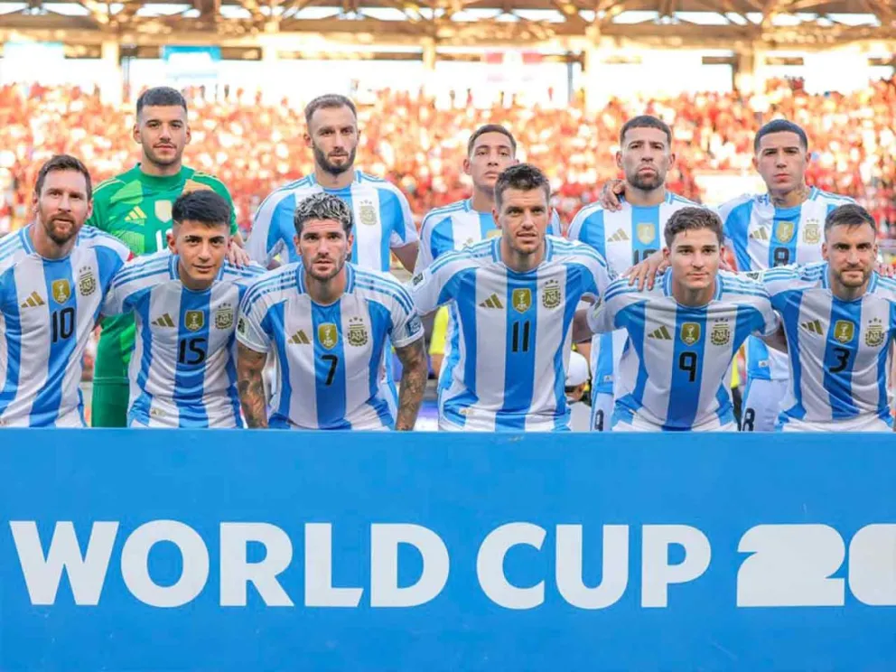 El plantel albiceleste