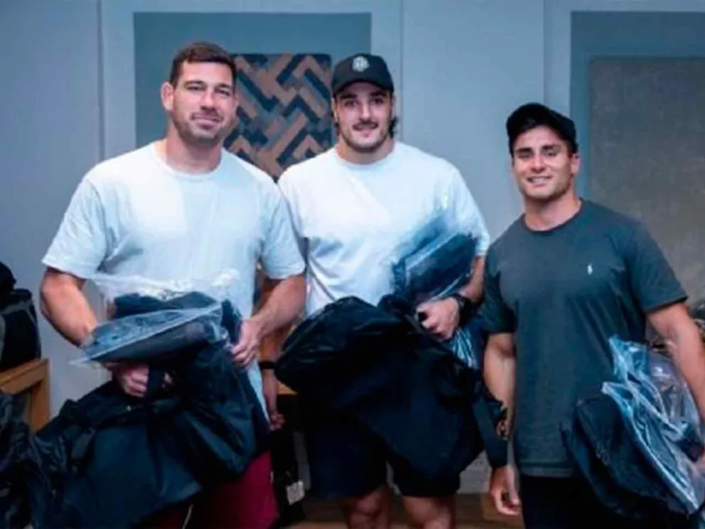 Guido Petti, Franco Molina y Tomás Albornoz