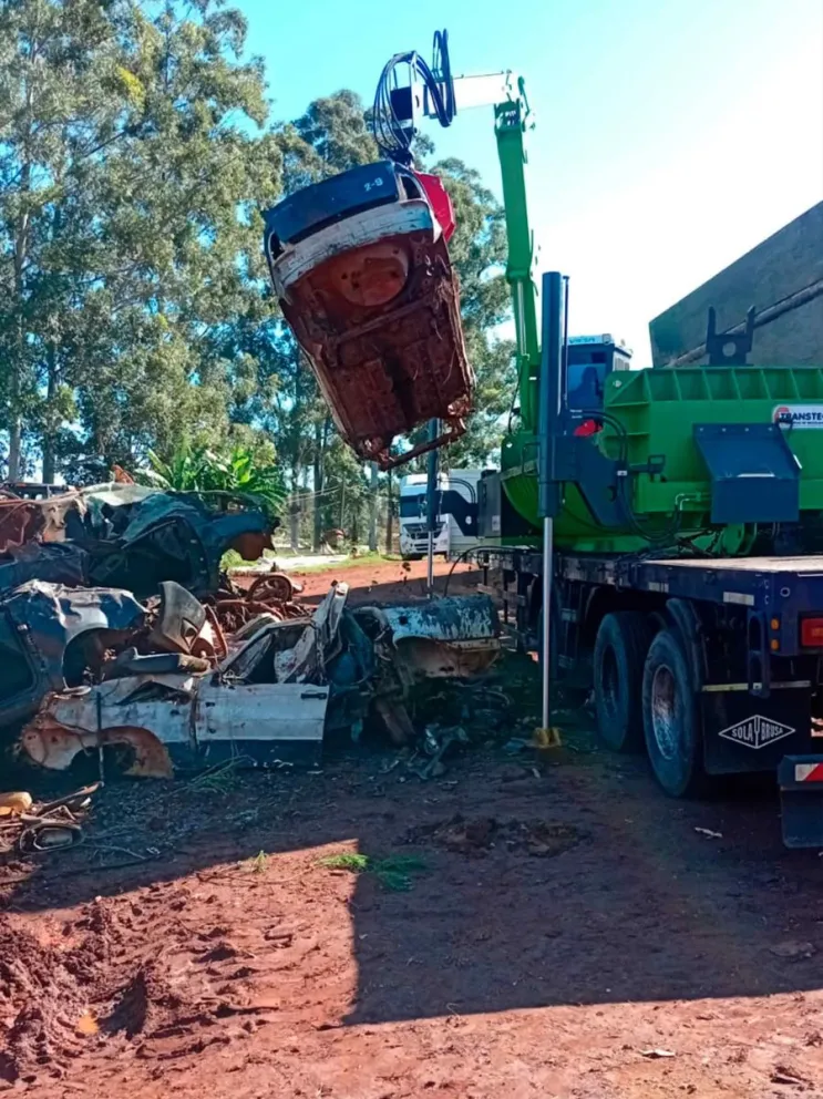 Recuperan 127 toneladas de material ferroso 