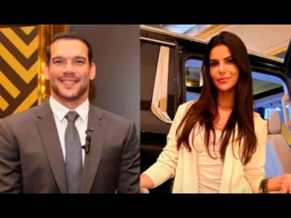 Samir Xaud y Camila Andrade