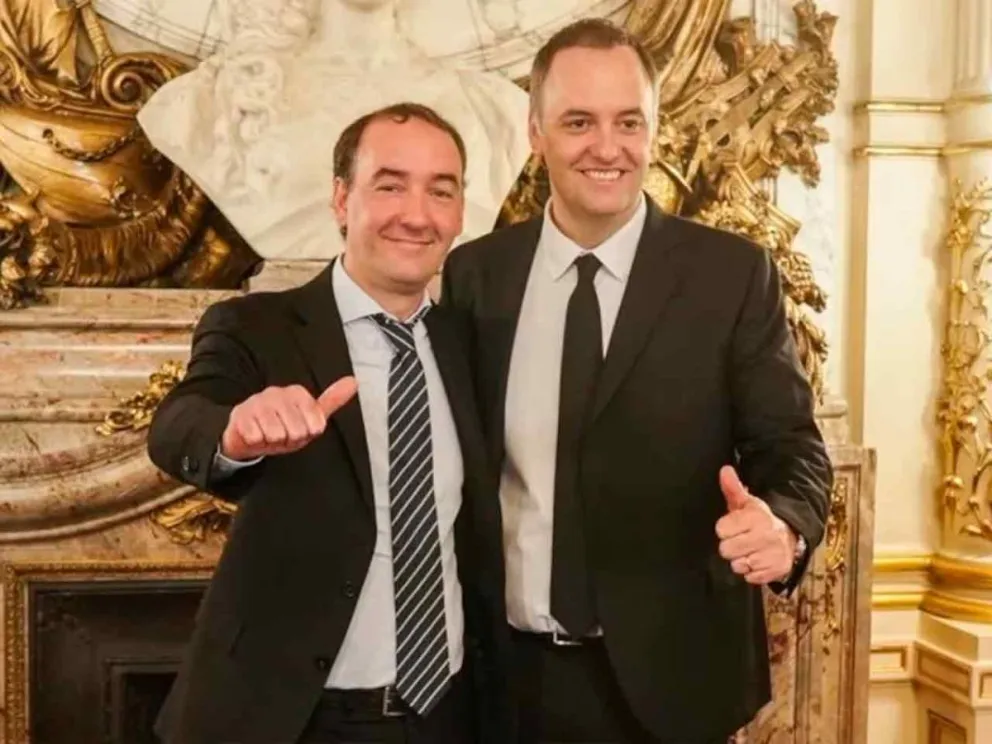 Francisco y Manuel Adorni 