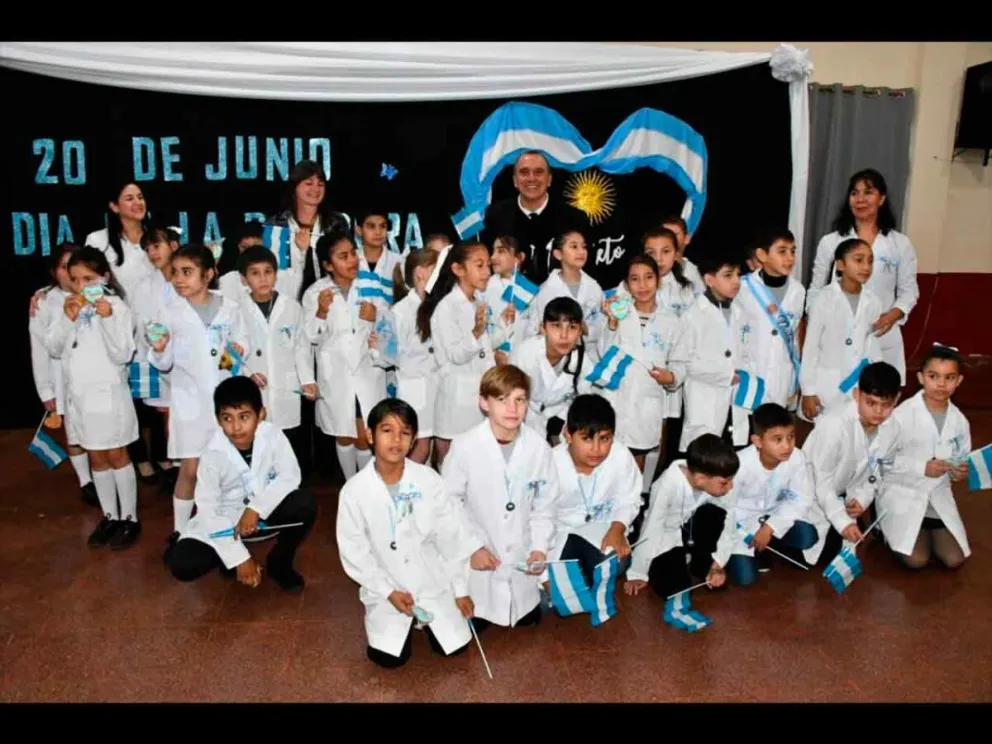 En la Escuela Provincial N.º 413 “Hipólito Vieytes”