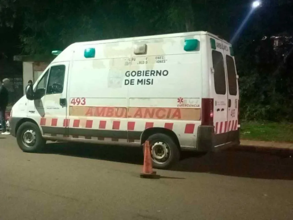La víctima fue traslada al hospital