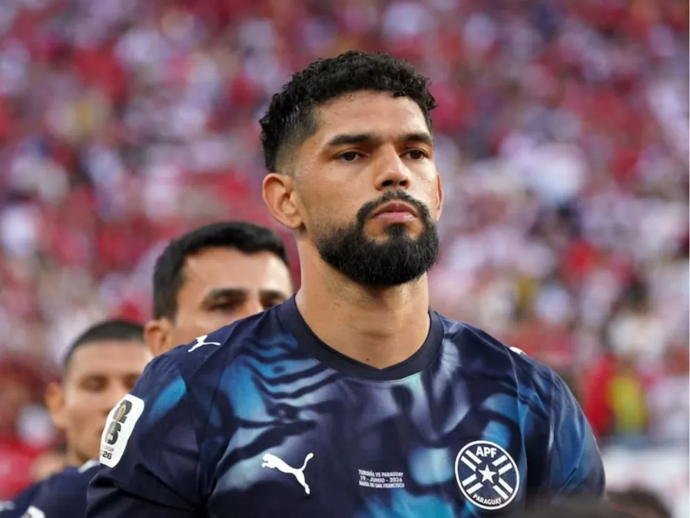 Omar Alderete habló con periodistas en la zona mixta del hotel donde se concentra la selección paraguaya en San José, California