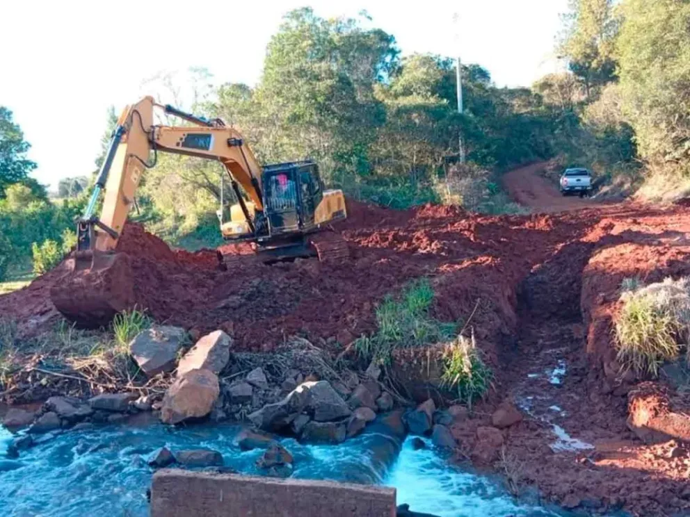 Trabajo de mantenimiento ante posibles lluvias