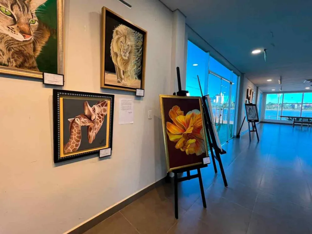 Exhibición y promoción de obras de artistas locales