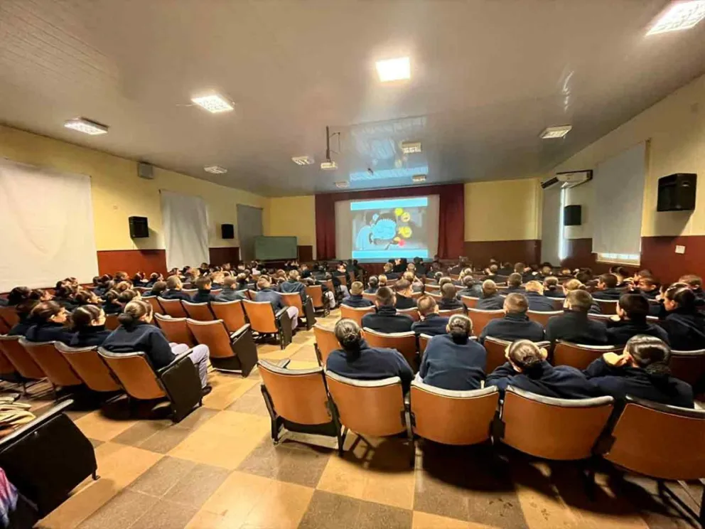 Doble charla en el Liceo Naval Militar Almirante Storni