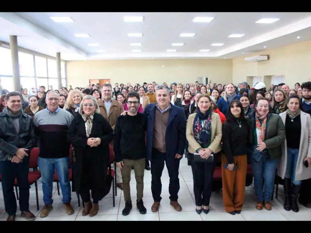  Lucas Raspall junto a Roberto Padilla en las jornadas 