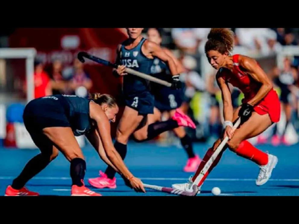 Partido de ida de Las Leonas e Inglaterra