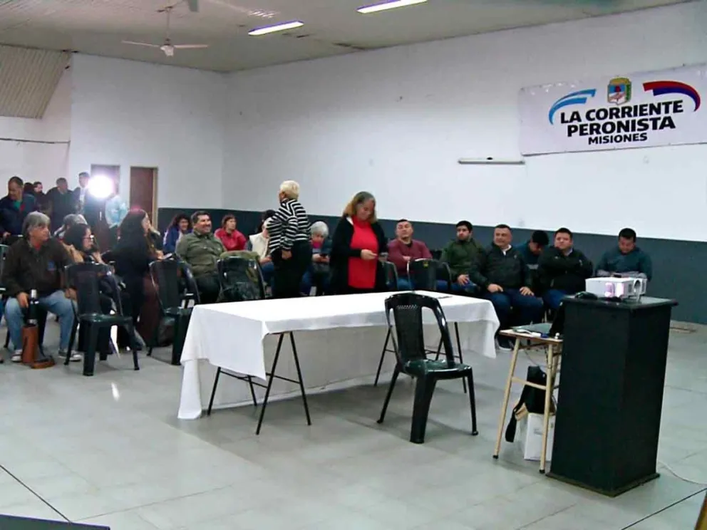 En un emotivo acto, la militancia recordó a Perón 