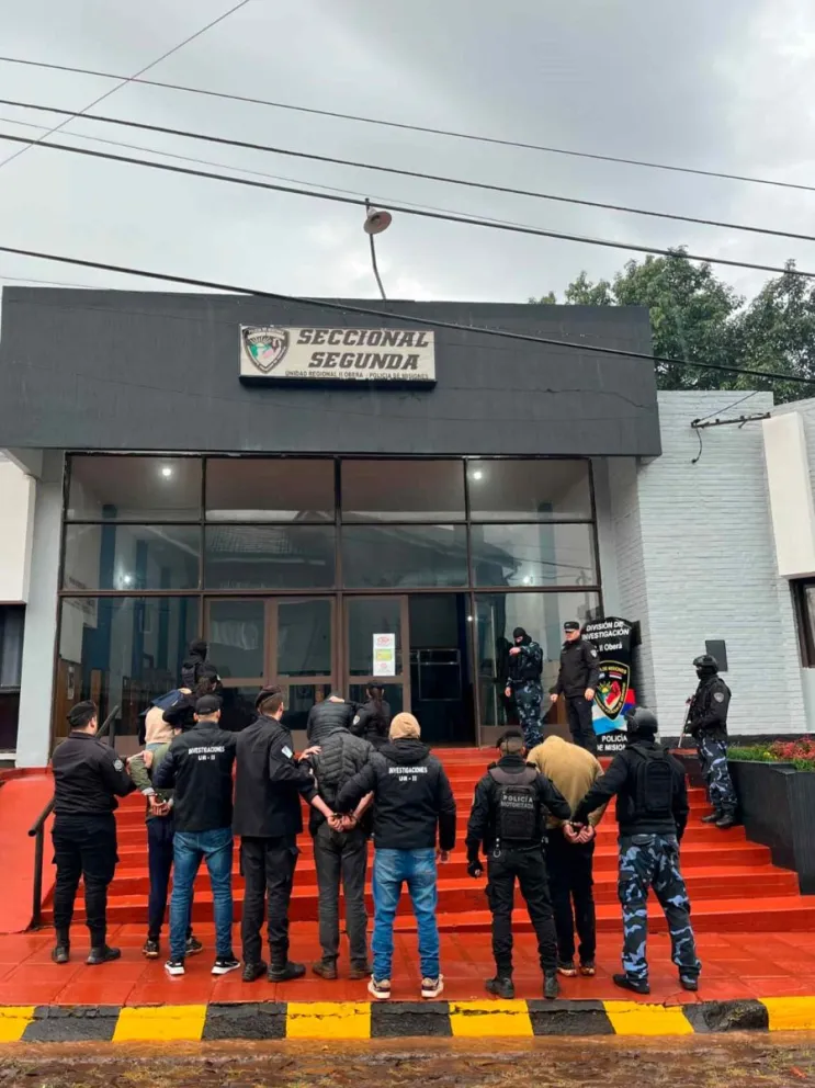 Los malvivientes quedaron a disposición de la Justicia
