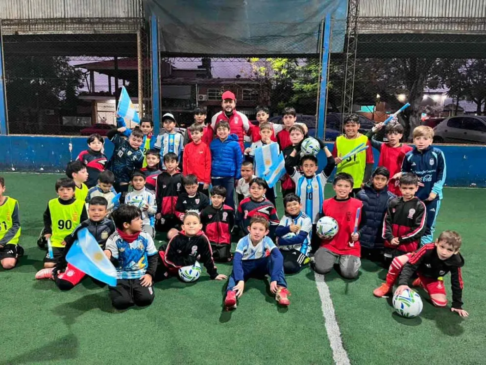 Los niños disfrutaron de sorteos y juegos durante el encuentro