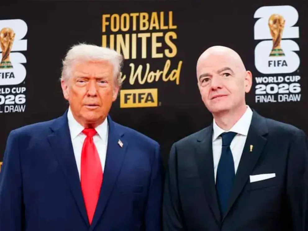 Donald Trump y Gianni Infantino