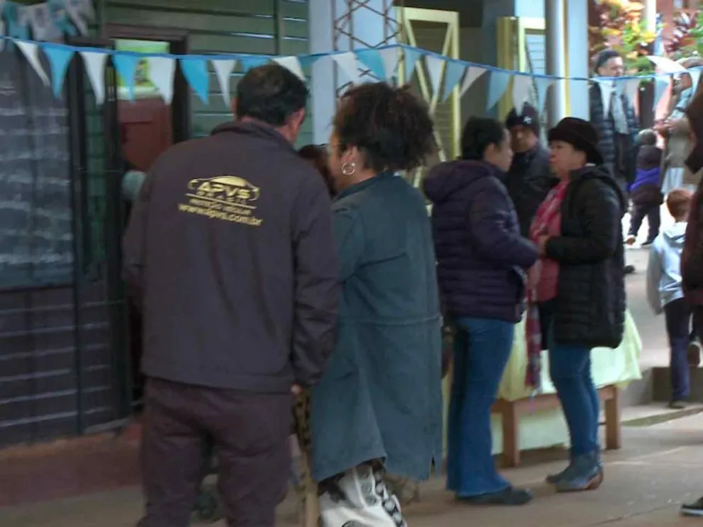 Alta concurrencia de vecinos