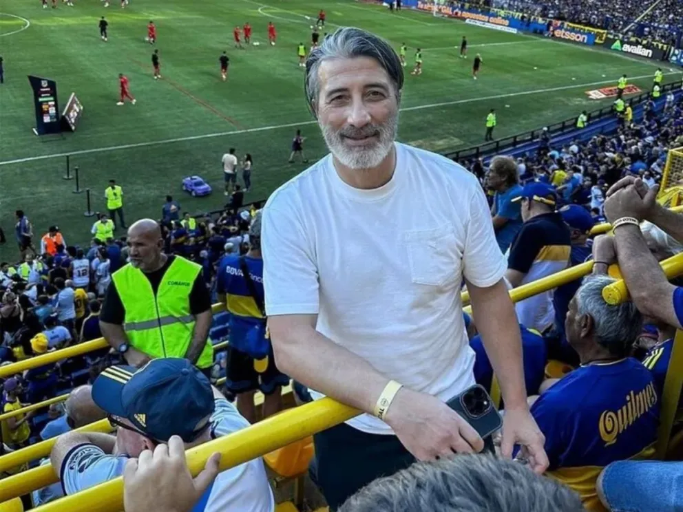 Murat Yakin en la Bombonera IG Murat Yakin
