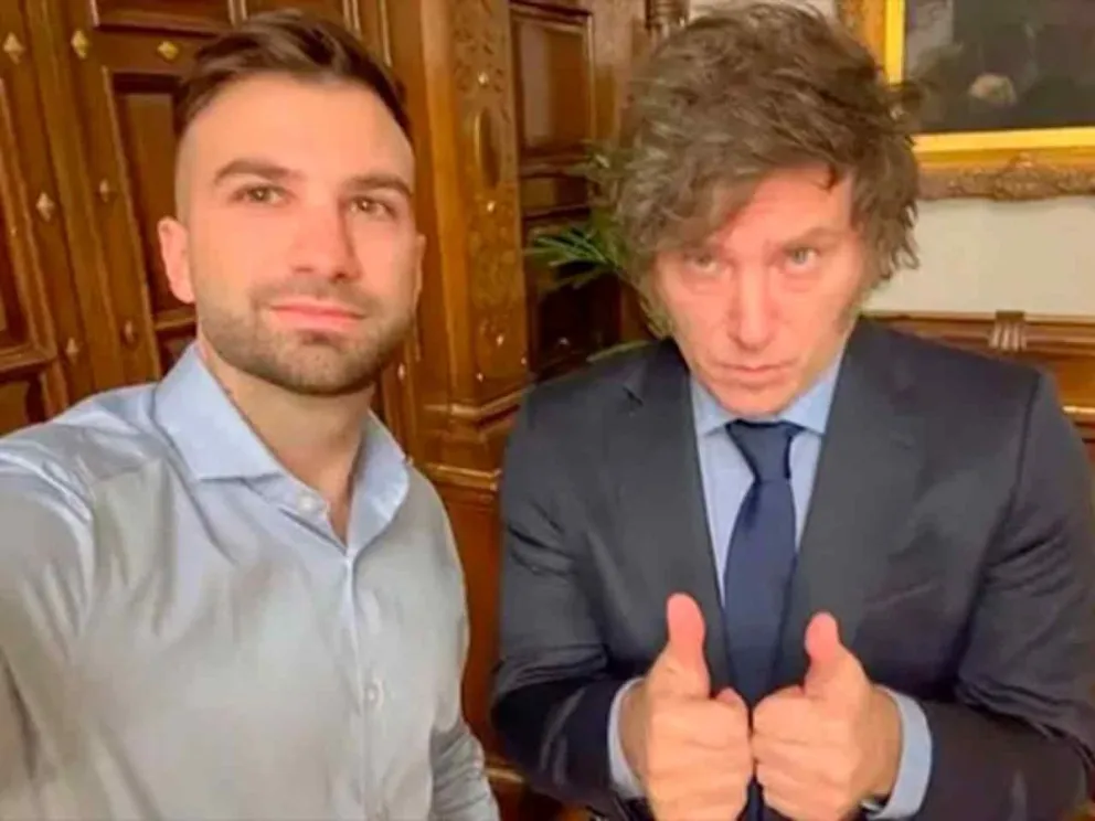 Mauricio Novelli y Javier Milei