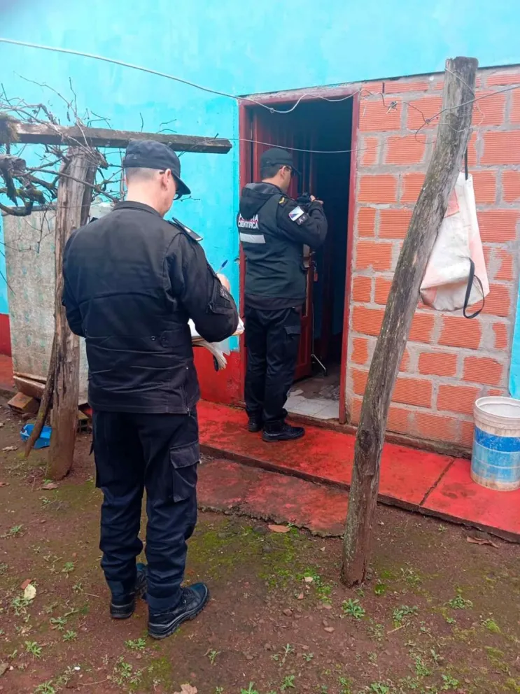 La Policía Científica realizó las pericias