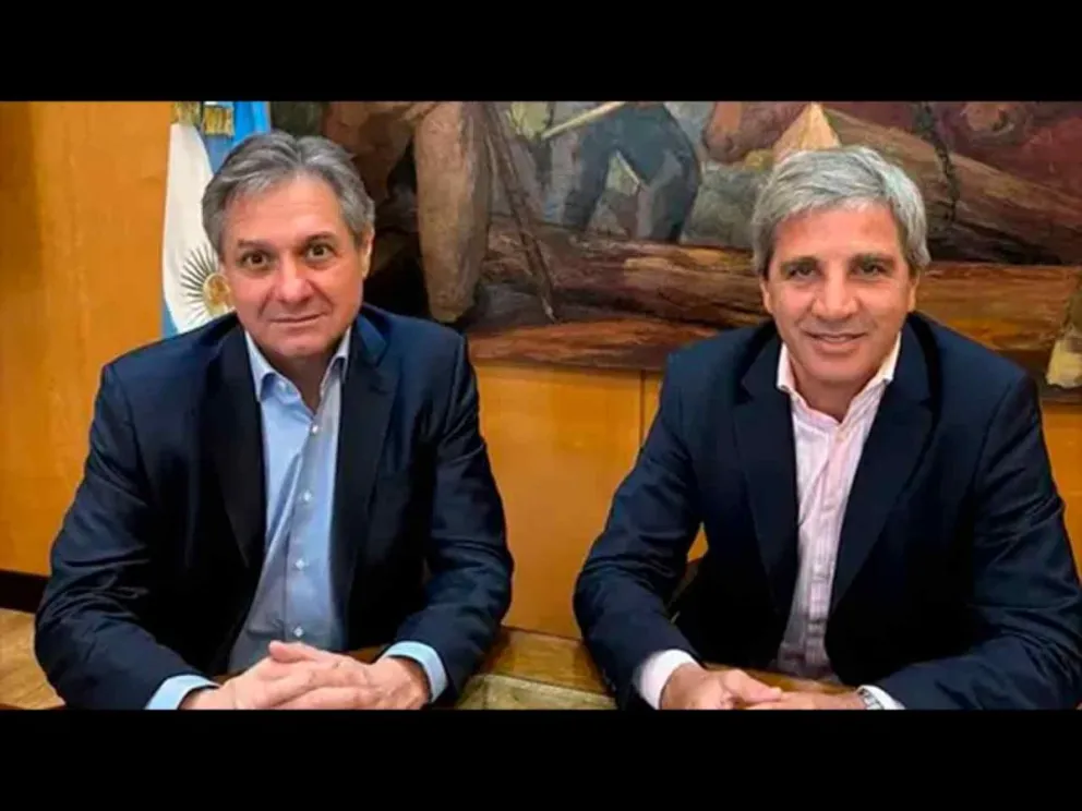 José Luis Daza y Luis Caputo