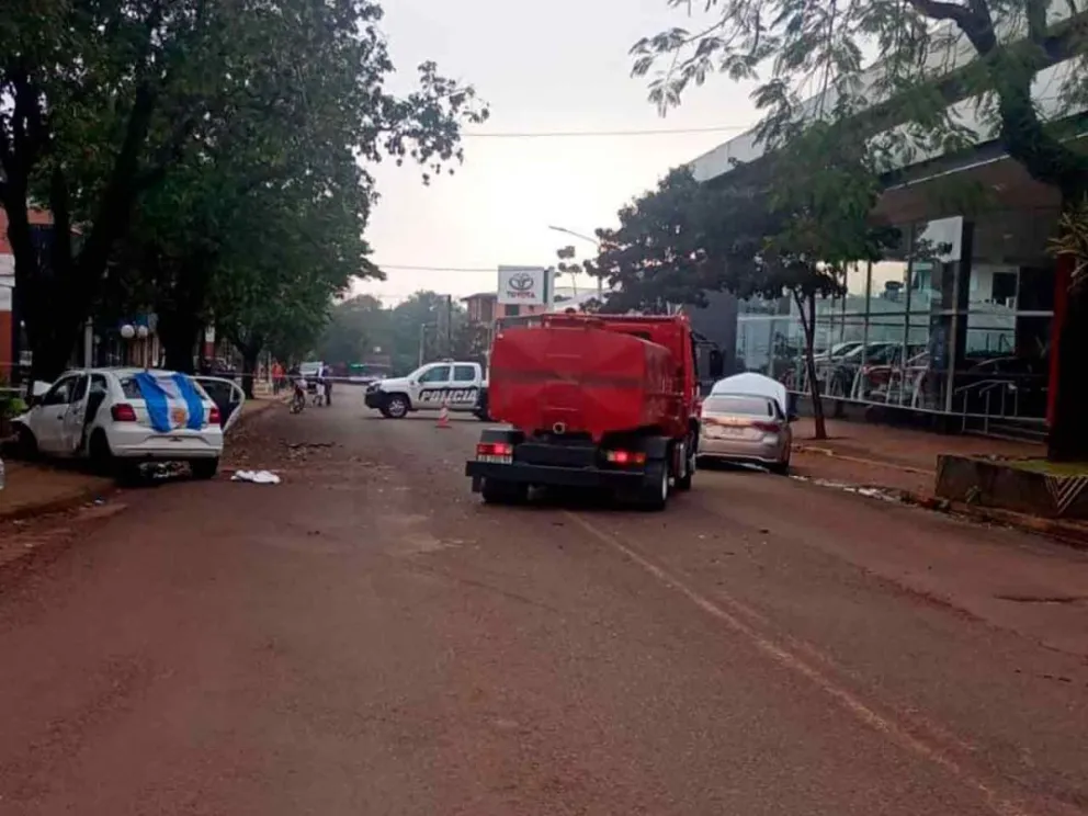 Ocurrió ayer en la avenida San Martín