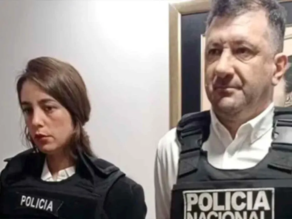 Iara Guinsel y Edgardo Kueider