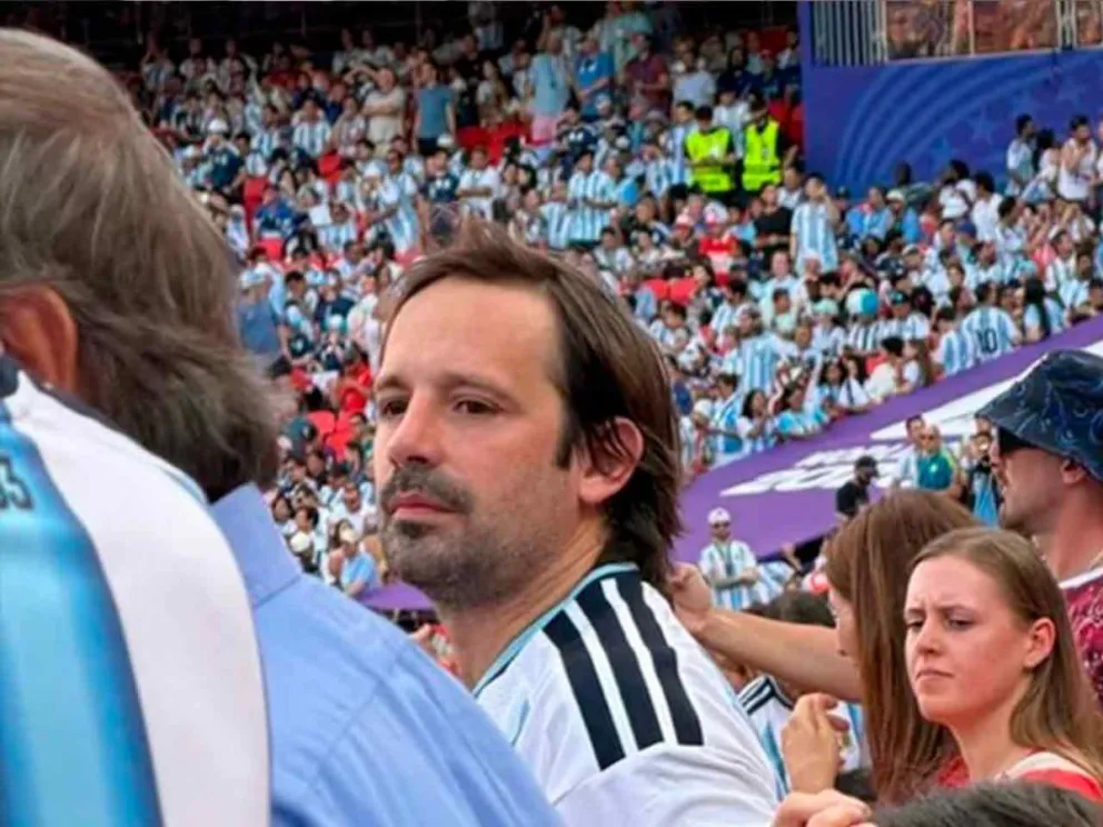 Santiago Viola, en el estadio de Kansas