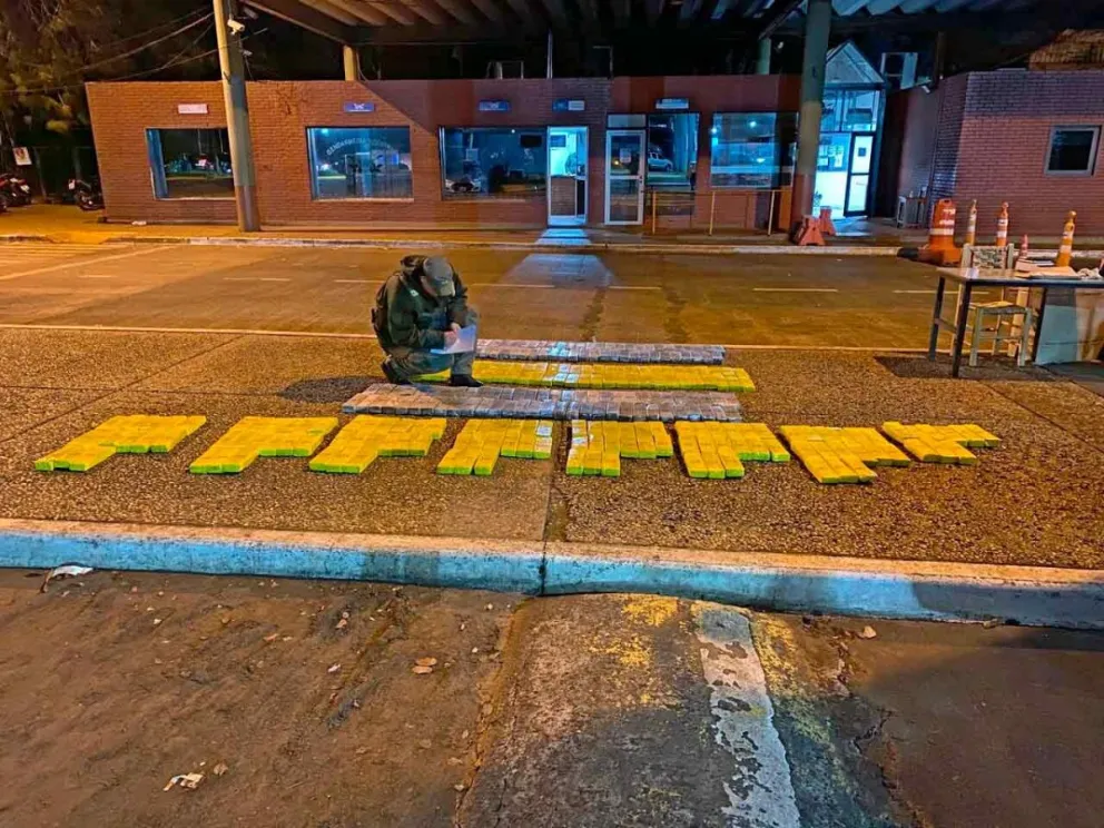 Droga incautada por Gendarmería