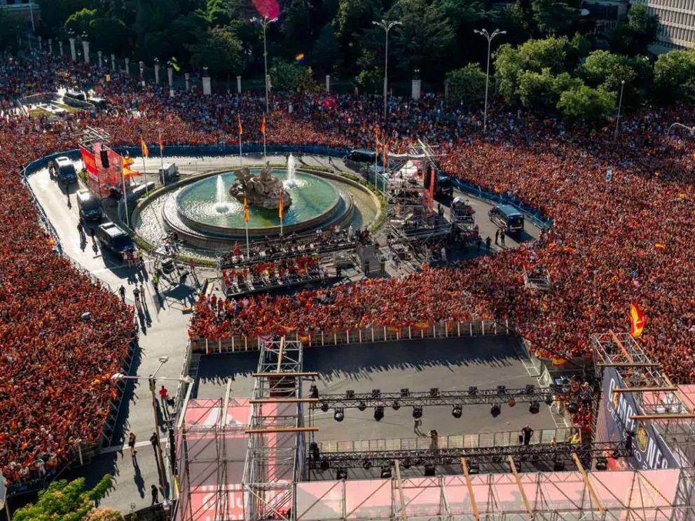 Multitudinario recibimiento
