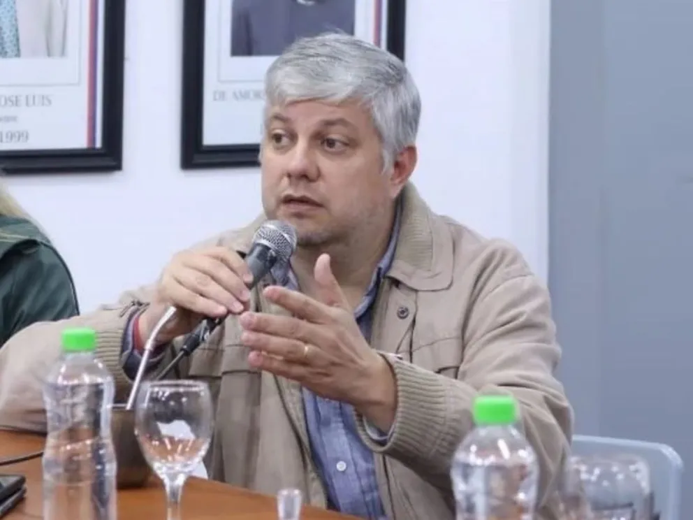 Julio Horianski, presidente de la empresa San José. Fotografía Concejo Deliberante Eldorado 
