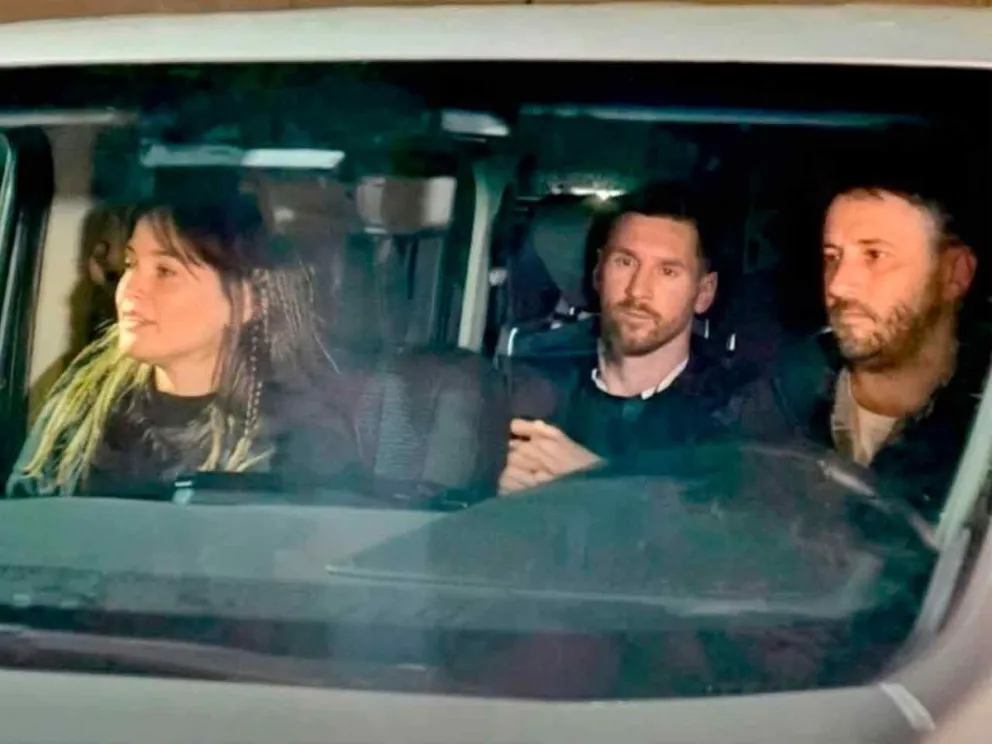Lionel Messi arribó a su Rosario natal