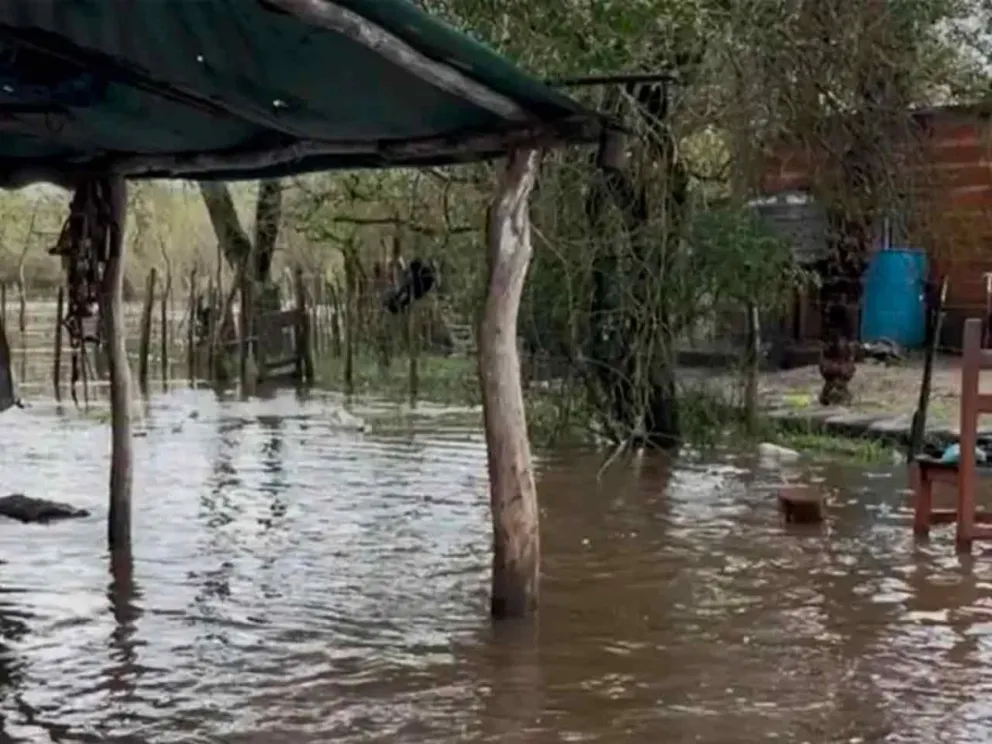 Desborde de arroyos y evacuación
