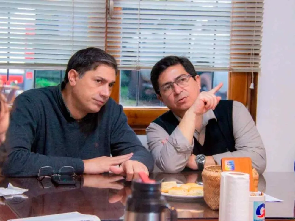 Martín Recamán junto a Gerardo Schmied