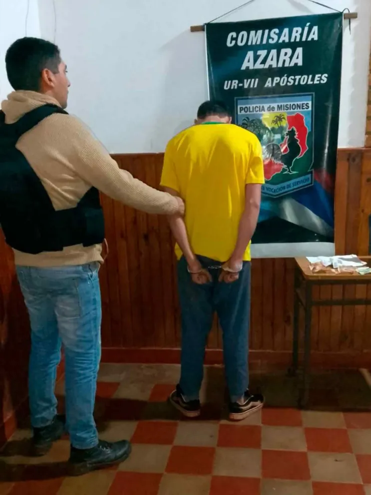 El sospechoso, en la sede policial