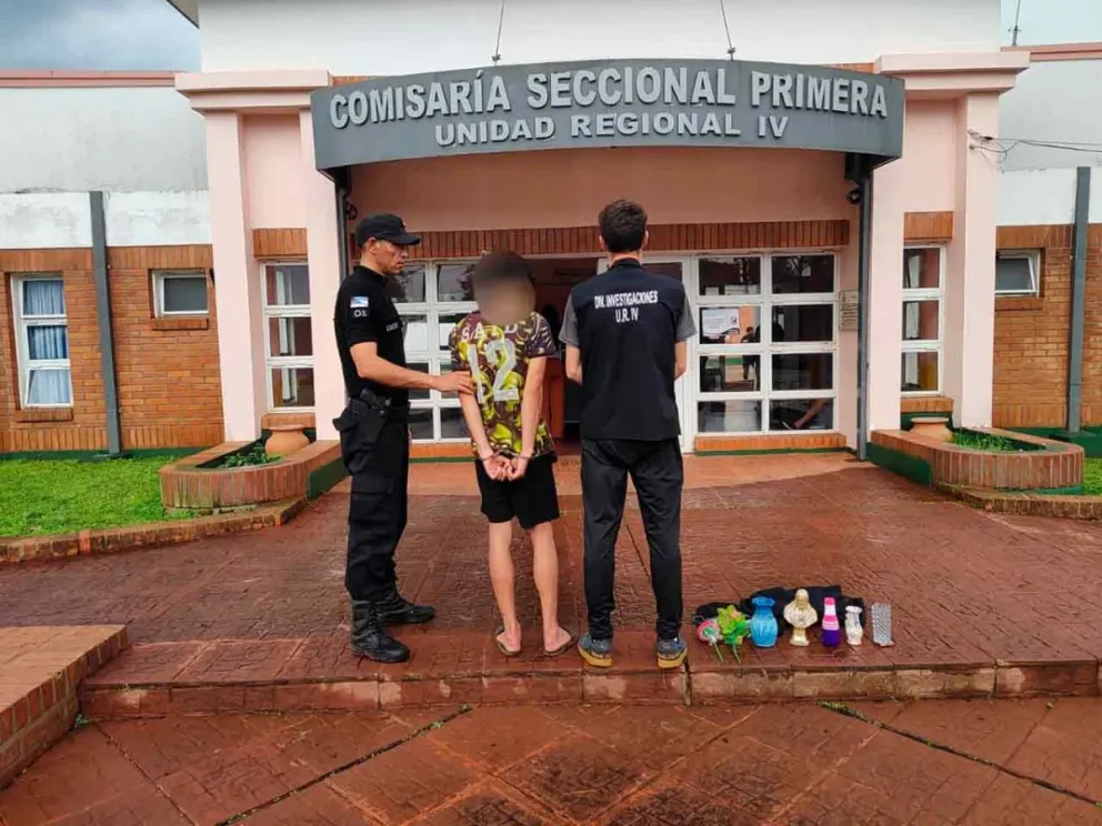 Quedó a disposición de la Justicia