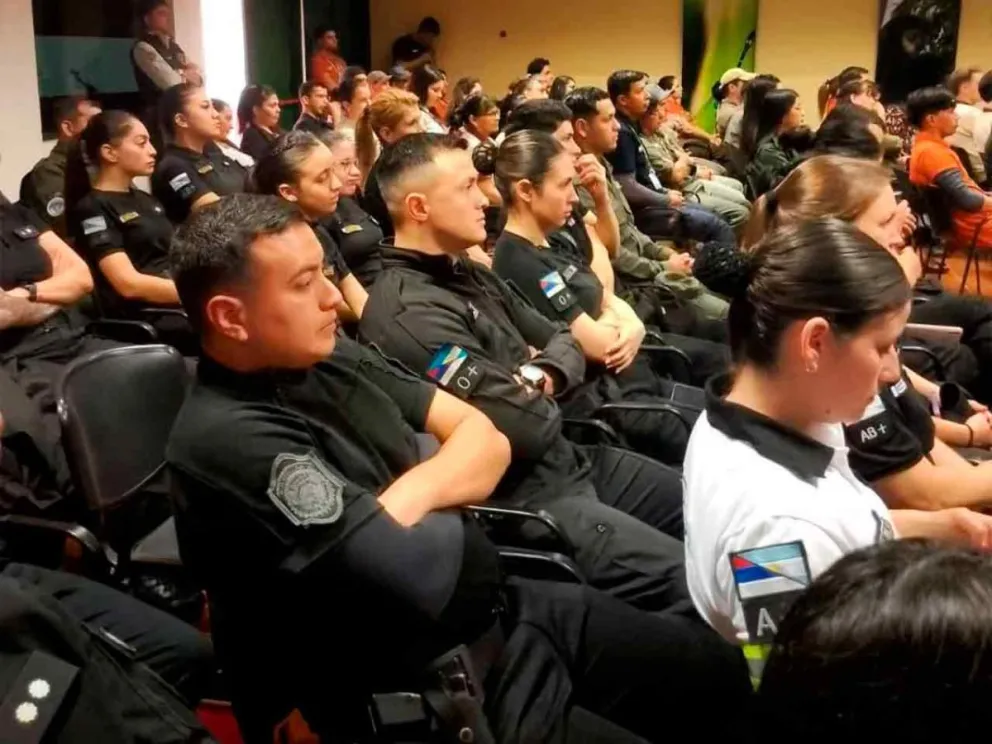 Efectivos policiales, en la capacitación