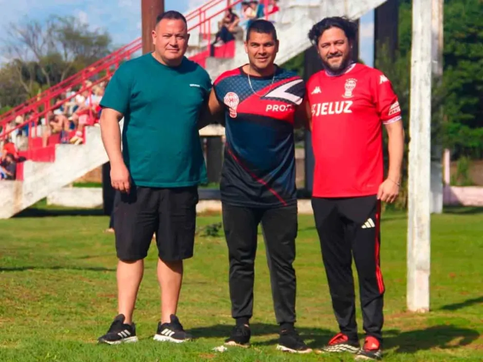 Cristian Ríos, Alejandro Duarte y Fernando García
