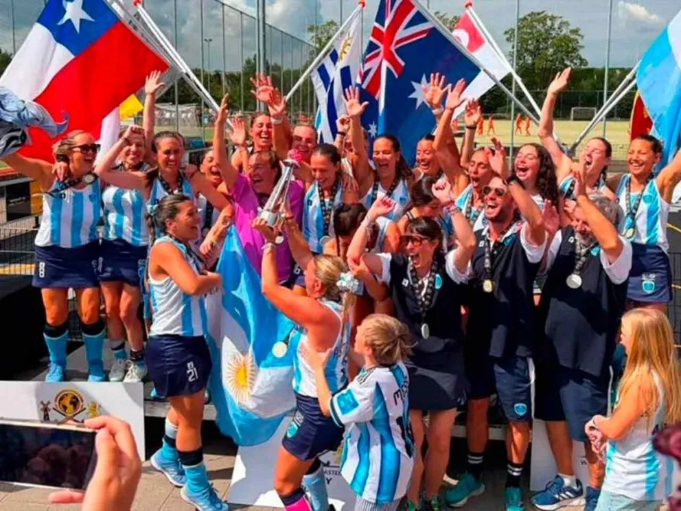 Festejo de las campeonas