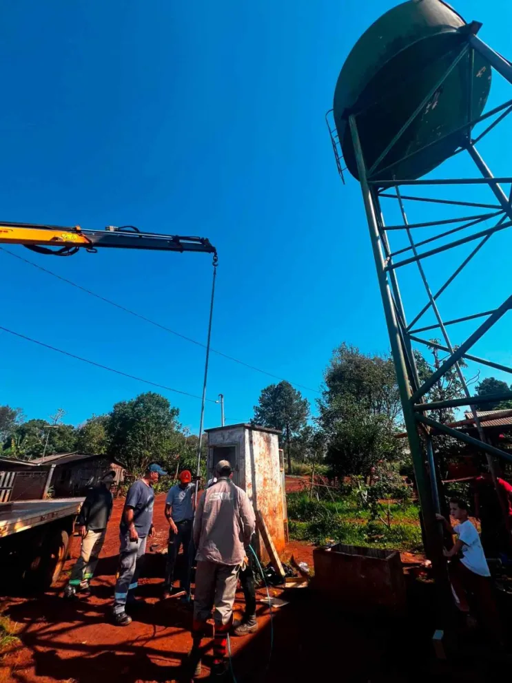 Instalaron una nueva bomba