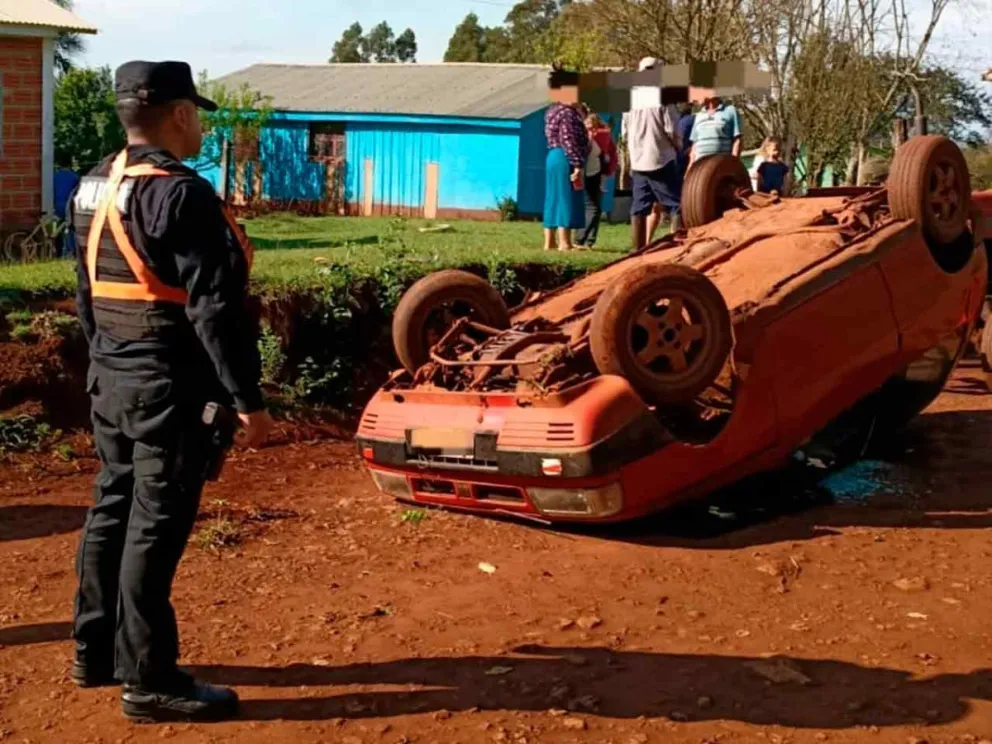 Trabajó personal policial en el lugar 