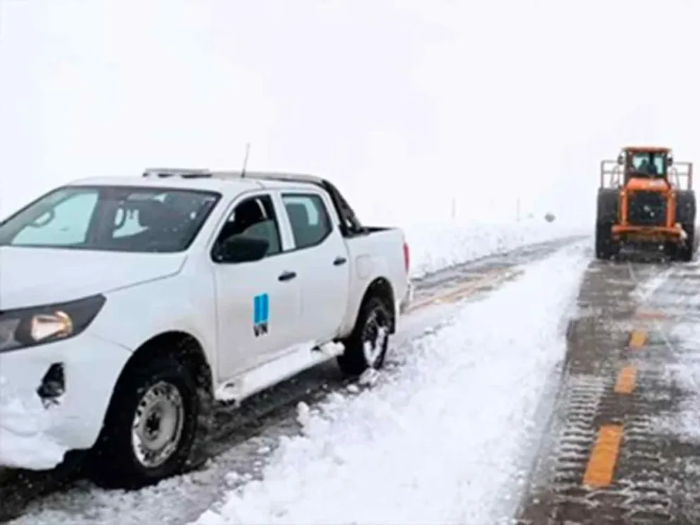 Se realizaron trabajos de despeje sobre la ruta