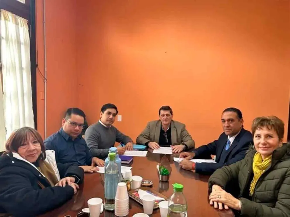 Adolfo Safrán encabezó la reunión con representantes de UPCN